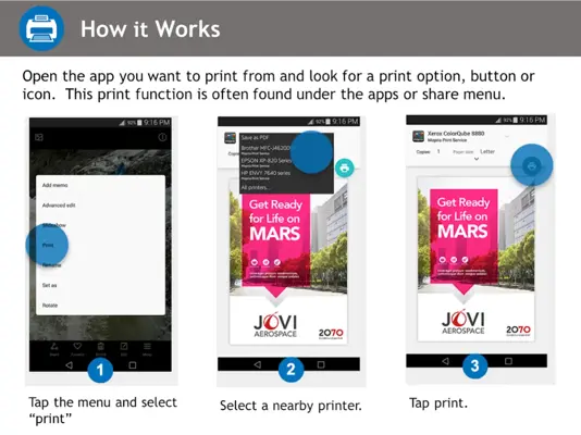 Mopria Print Service android App screenshot 1